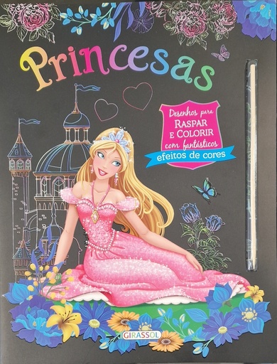 [9788411966542] Princesas. Desenhos para raspar e colorir