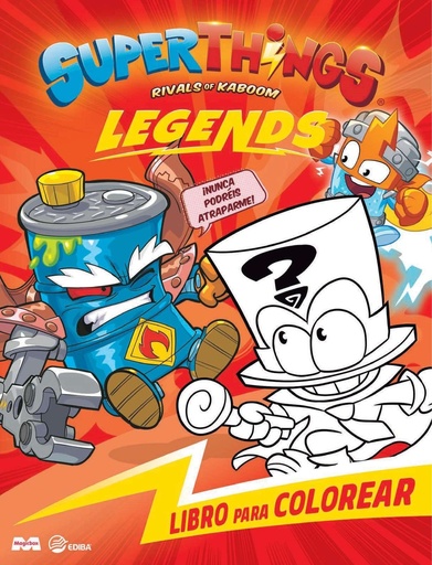 [9788419011657] Libro para colorear Superthings Legends - España