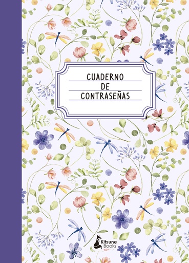 [9788410164321] Cuaderno de contraseñas lila