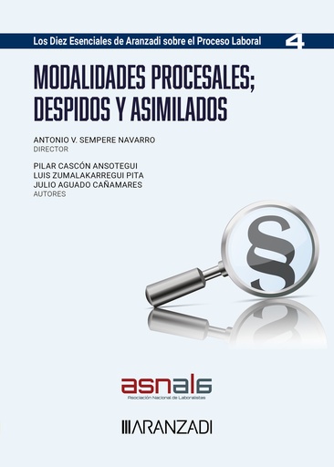 [9788410783898] MODALIDADES PROCESALES: DESPIDOS Y OTRAS FORMAS DE EXTINCIÓN