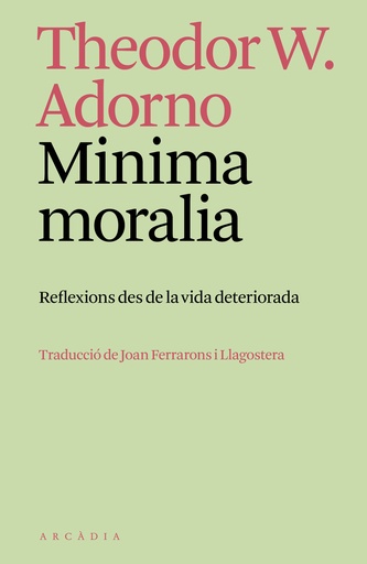 [9788412745795] Minima moralia