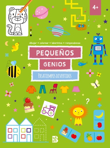 [9789403239316] PEQUEÑOS GENIOS -PASATIEMPOS DIVERTIDOS +4