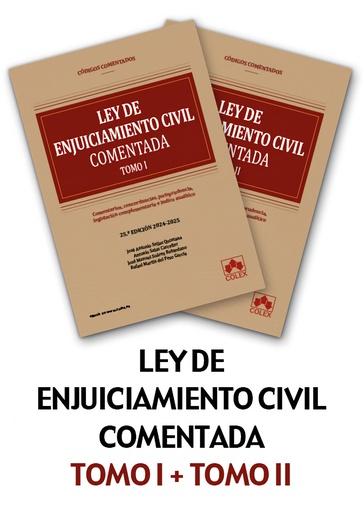 [9788411946285] LEY DE ENJUICIAMIENTO CIVIL Y LEGISLACIÓN COMPLEMENTARIA - CÓDIGO COMENTADO 25ª