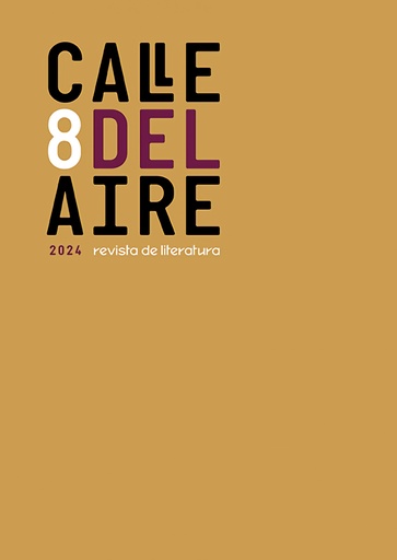 [9791387552138] Calle del Aire. Revista de literatura, 8