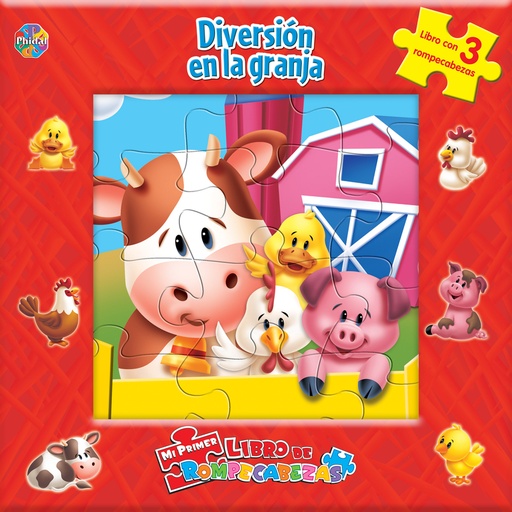 [9782764379707] Diversión en la granja (libro+3 puzzles)