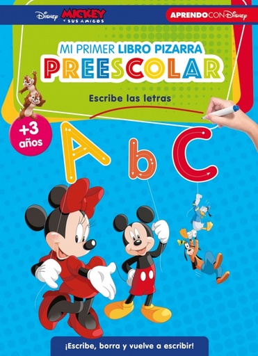 [9788419487315] Aprende con Disney. Primeras letras (Libro-pizarra)