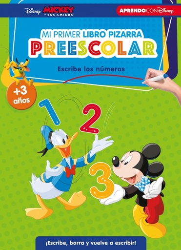 [9788419487322] Aprende con Disney. Primeros números (Libro-pizarra)