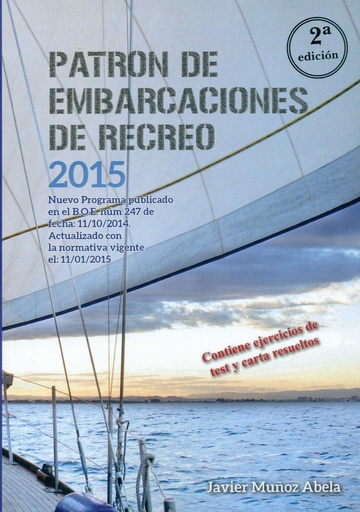 [9788417003104] Patrón de embarcaciones de recreo