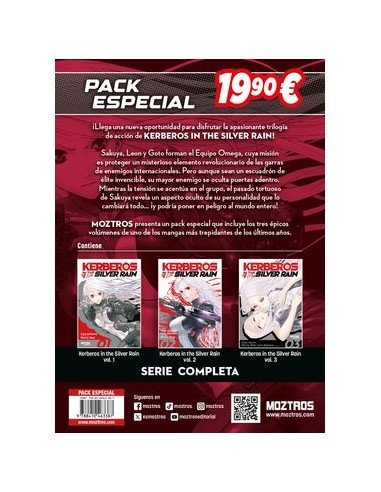 [9788410463387] PACK ESPECIAL KERBEROS IN THE SILVER RAIN