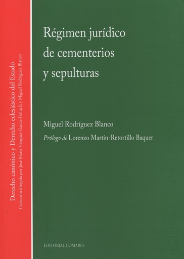 [9788490452639] Régimen jurídico de cementerios y sepulturas