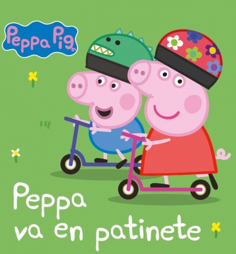 [9788448869540] Peppa Pig. Libro de cartón - Peppa va en patinete