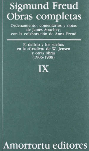 [9789505185856] O.C FREUD 9: DELIRIO Y LOS SUEÑOS EN LA GRADIVA DE