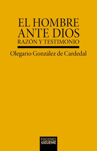 [9788430122363] El hombre ante Dios