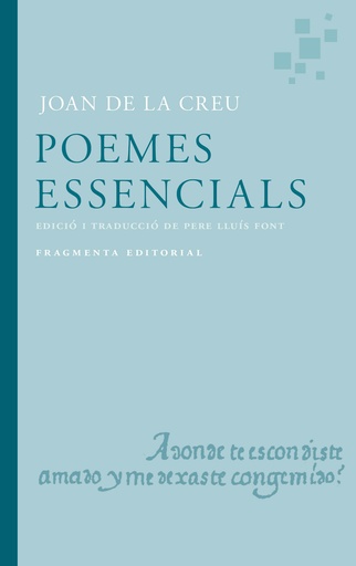 [9791387548032] Poemes es essencials de Joan de la Creu