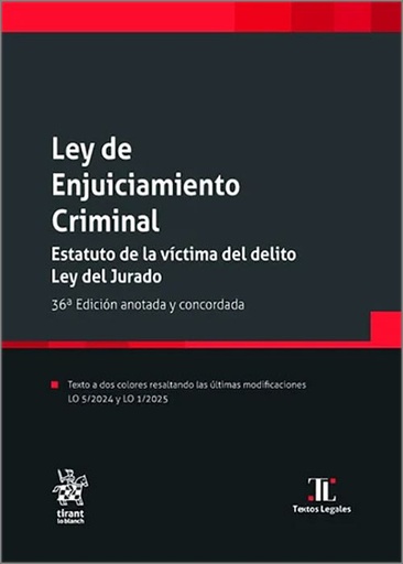 [9788410957954] Ley de enjuiciamiento criminal (2025)