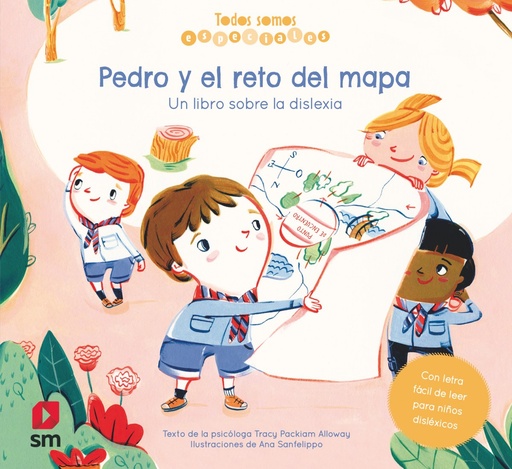 [9788413185590] PEDRO Y EL RETO DEL MAPA. UN LIBRO SOBRE LA DISLEXIA