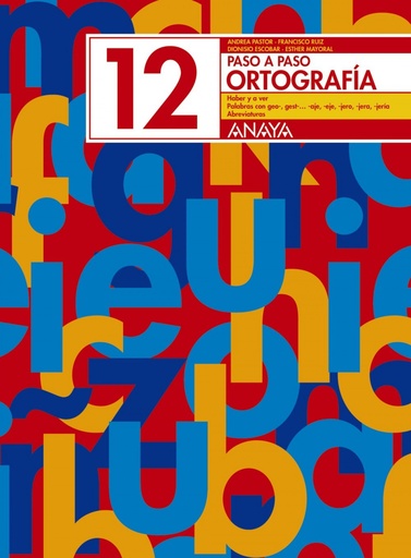 [9788466717809] (N).ORTOGRAFIA 12.PASO A PASO (2003)