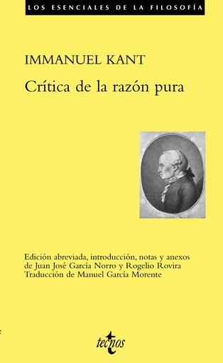 [9788430938100] Crítica de la razón pura