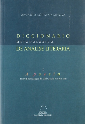 [9788482884622] Diccionario metodolóxico de análise literaria