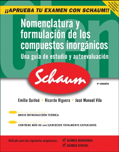 [9788448146252] Nomenclatura y formulación de los compuestos inorgánicos