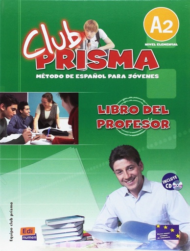 [9788498480160] CLUB PRISMA Nivel A2 - Libro del profesor + CD