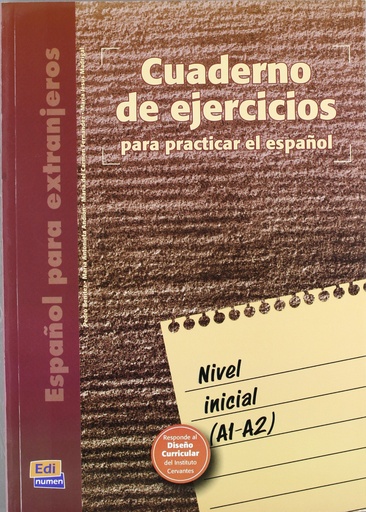 [9788489756816] Español para extranjeros, nivel inicial. Cuaderno de ejercicios