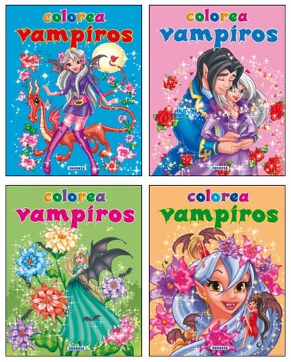 [9788467702071] Colorea vampiros (4 Títulos)