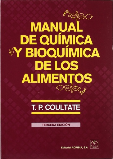 [9788420010892] Manual de química y bioquímica de los alimentos