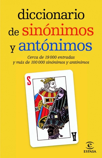 [9788467036893] Diccionario de sinónimos y antónimos