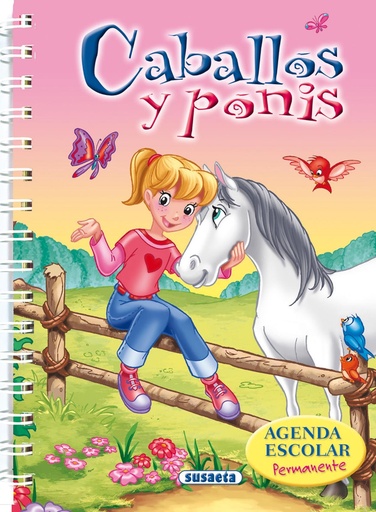 [9788467707540] Agenda escolar permanente caballos y ponis