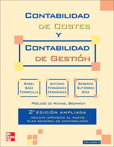 [9788448170929] Contabilidad de costes y contabilidad de gestión. Vol. 2. 2ª Ed. Ampliada