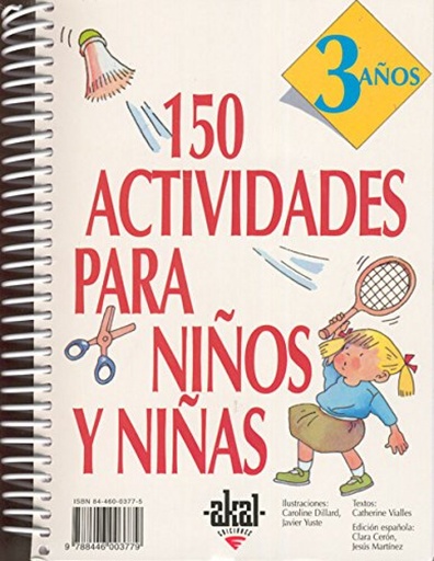 [9788446003779] 150 actividades para niños y niñas de 3 años