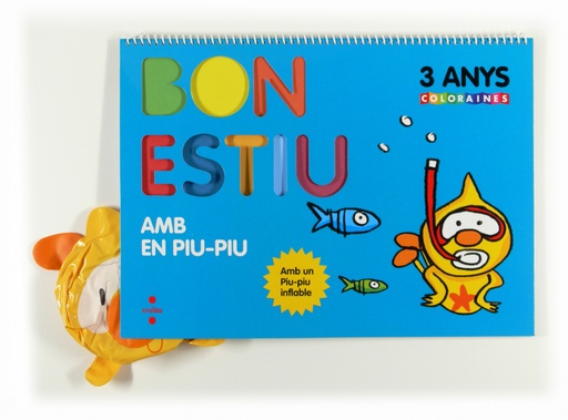 [9788466129237] Bon estiu amb en Piu-piu. 3 anys. Coloraines