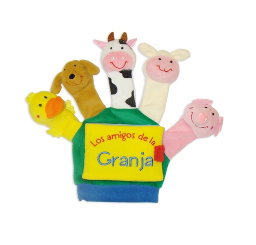 [9788468303796] Mis amigos de la granja (libro guante con títeres de dedo)