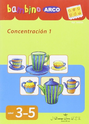 [9788492490738] Bambino luk 3-5 años: concentracion 1