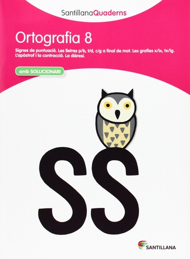 [9788468013732] Ortografia, Educació Primària. Quadern 8