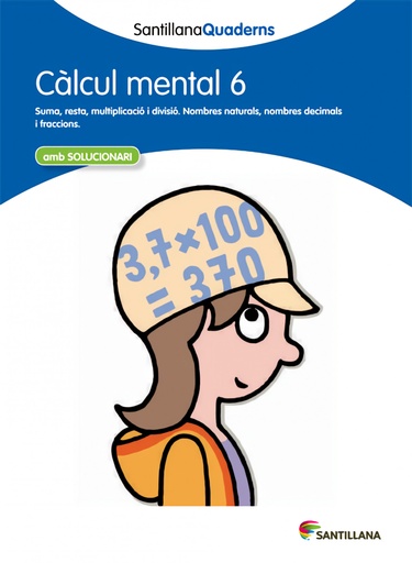 [9788468013817] Càlcul mental, 6 Educació Primària. Quadern