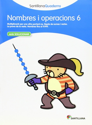 [9788468013879] Nombres i operacions, Educación Primaria. Quadern 6