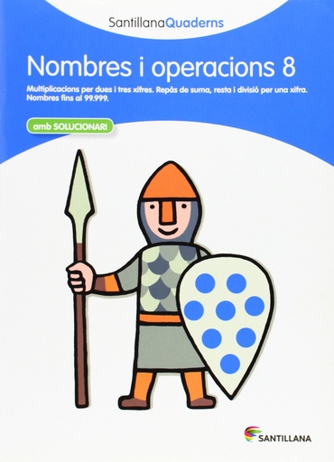 [9788468013893] Nombres i operacions, Educación Primaria. Quadern 8