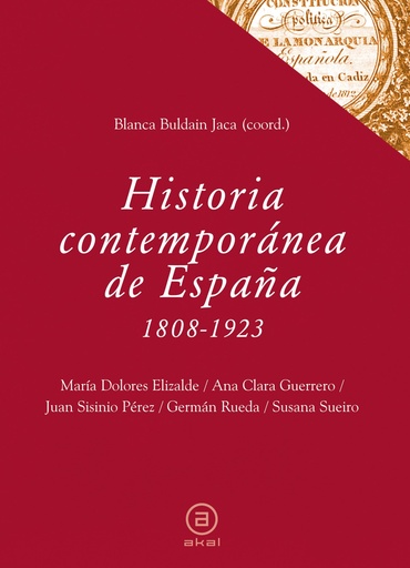 [9788446031048] Historia contemporánea de España, 1808-1923