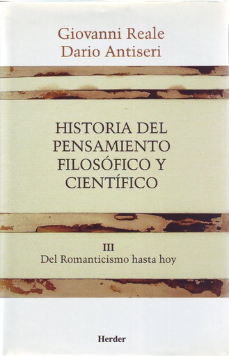 [9788425415913] Historia del pensamiento filosófico y científico III