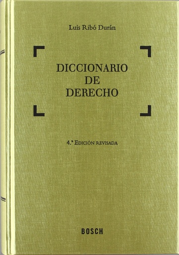 [9788497908689] DICCIONARIO DE DERECHO