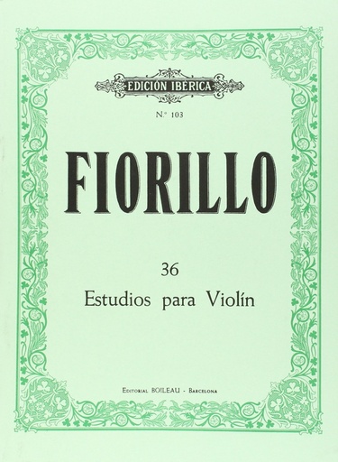 [9788480204187] 36 estudios Violín