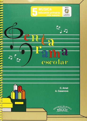 [9788480208475] Pentagrama escolar 5 educació primaria cicle superior