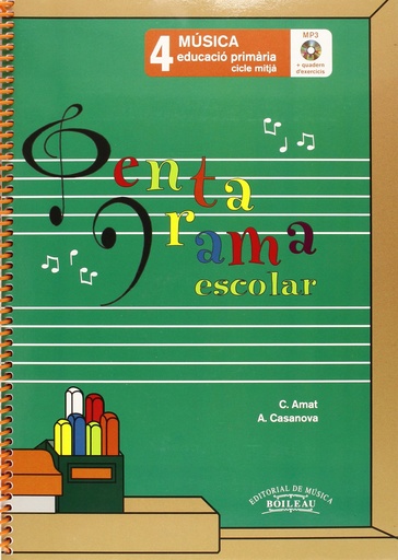 [9788480208208] Pentagrama escolar 4:quadern d´ exercices