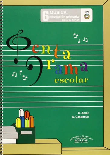 [9788480209298] Pentagrama escolar 6 ciclo superior