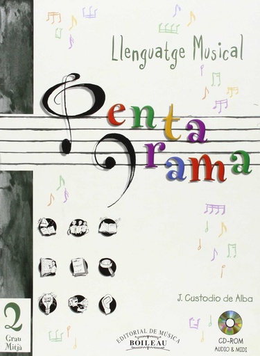 [9788480207478] Llenguatge musical pentagrama 2 Grau Mitja