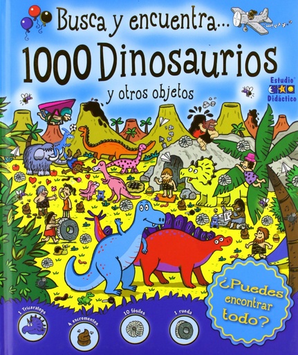 [9788497865746] Busca y encuentra: 1000 dinosaurios