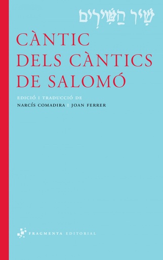 [9788492416738] Cántic dels cántics de Salomó