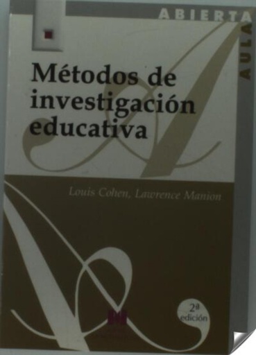 [9788471335654] Metodos de investigación educativa